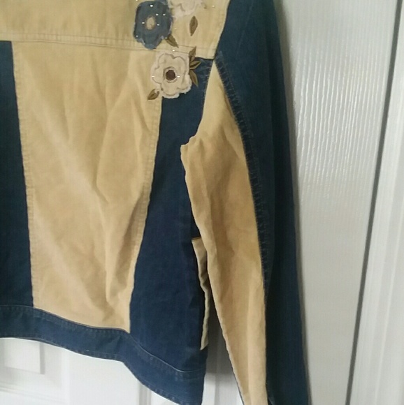 Liku Girls Denim and Corduroy Jacket - Picture 5 of 7